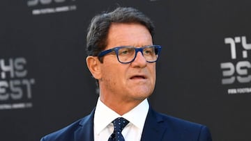 Fabio Capello, durante la gala de The Best.