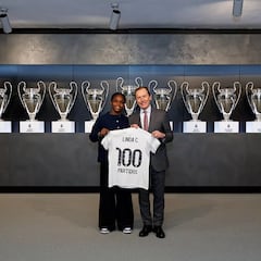 Linda Caicedo se une al club de los cien partidos