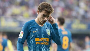 Griezmann cabizbajo.