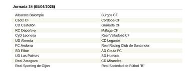 El calendario de LaLiga Hypermotion 25/26