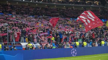 El Wanda Metropolitano, el 18 de febrero de 2020, ante el Liverpool.