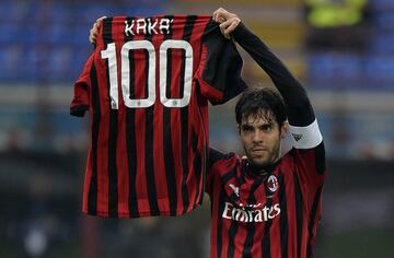 A pesar de volver a tener problemas con las lesiones en el AC Milan, en enero de 2014 marc¨® su gol n¨²mero 100 con el equipo italiano convirti¨¦ndose as¨ª en el d¨¦cimo jugador de la historia del club en conseguirlo.