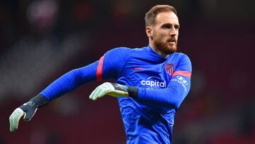 Oblak, en el Atl&eacute;tico-Valencia. 