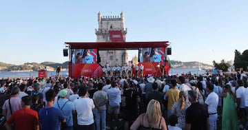 15/08/24 VUELTA CICLISTA A ESPAÑA
PRESENTACION DE LOS EQUIPOS JUNTO A LA TORRE DE BELEM EN LISBOA
