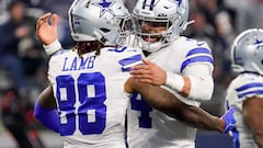 What did Parsons and Diggs say about CeeDee Lamb’s sideline reaction to Dak Prescott’s interception?