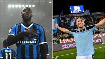 How Ciro Immobile and Romelu Lukaku compare in Serie A