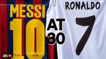 Lionel Messi v Cristiano Ronaldo - at the age of 30