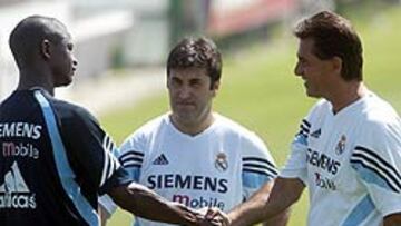 <b>DESPEDIDA.</b> Hace unos días el brasileño, nacionalizado español, se despedía de Carlos Queiroz y del cuerpo técnico del Real Madrid.