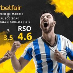 Atlético de Madrid vs. Real Sociedad: horario, TV, estadísticas, clasificación y pronósticos