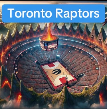 Una IA rediseña los estadios más famosos de la NBA: Toronto Raptors, Boston Celtics, Miami Heat...