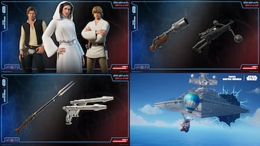 Fortnite x ‘Star Wars’: todas las novedades de Batalla Galáctica, nuevas skins, nuevo mapa, nuevas armas y mucho más