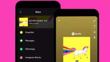 Spotify ya te deja compartir lo que escuchas en Snapchat