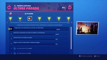 Fortnite Battle Royale - Temporada X: desaf&iacute;os de &Uacute;ltima parada