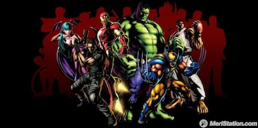 Dante, Capitán América, Felicia y Deadpool, en Marvel vs Capcom 3