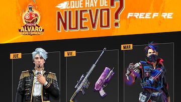 agenda free fire 22 de marzo códigos gratis