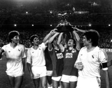 1984. El Real Madrid ganó 4-1 al conjunto alemán del Köln (Colonia). 

