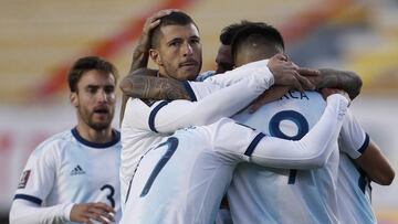 Guido, con la selección argentina.