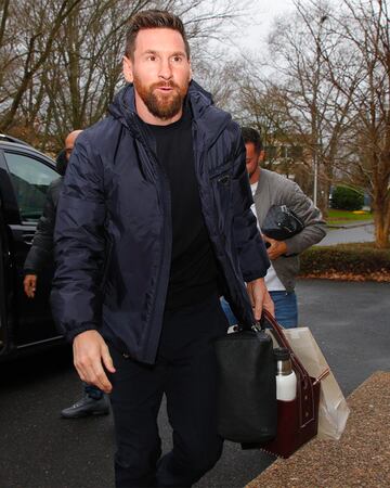 Llegada de Lionel Messi a los entrenamiento del Paris Saint-Germain Football Club tras el Mundial de Qatar 2022.