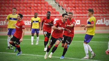 21/02/21 PARTIDO SEGUNDA A RCD MALLORCA - ALMERIA GOL LOCAL 1-0 ABDON PRATS