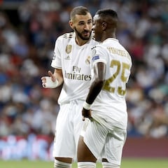 Vinicius, sorprendido por las palabras de Benzema