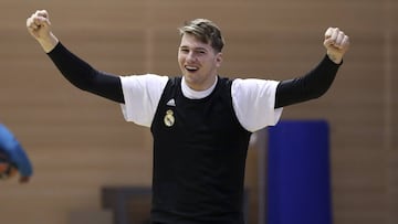 16/01/18 ENTRENAMIENTO DEL REAL MADRID DE BALONCESTO DONCIC