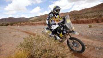 Quintanilla termina sexto en
la etapa y baja en la General