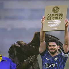 América brindará homenaje para Henry Martín por su título de goleo