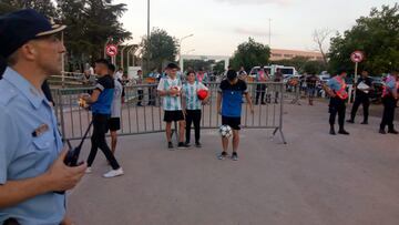 Gran ambiente previo al Argentina vs México