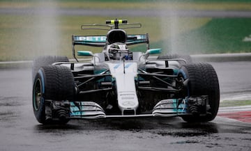 La lluvia en Monza retrasó la calificación del GP de Italia