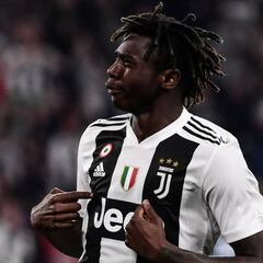 Moise Kean responde con un gol a los racistas