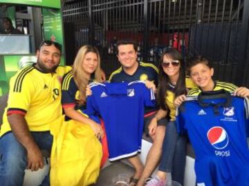 Los hinchas colombianos siguen llenando los estadios del mundo, ahora el Red Bull Arena, será amarillo, azul y rojo.