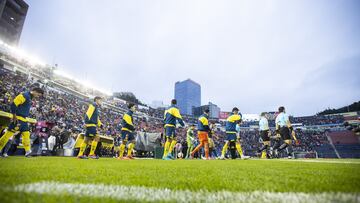 Protocolo during the 10th round match between America and Pumas UNAM as part of the Liga BBVA MX, Torneo Apertura 2024 at Ciudad de los Deportes Stadium on September 29, 2024 in Mexico City, Mexico.