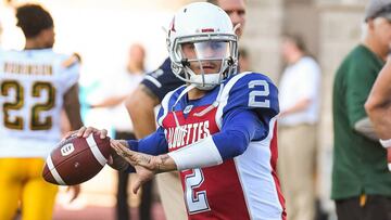 El ex primera ronda de Cleveland comenzó mal su viaje en la CFL lanzando cuatro intercepciones