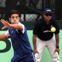 Garín sufre, pero logra avanzar en el Challenger de Lima