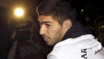 Luis Suárez, en Barcelona.