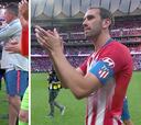 El emotivo homenaje del Atleti a Godín, íntegro: una cascada de sentimiento colchonero