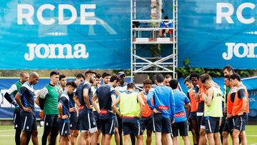 La plantilla del Espanyol.