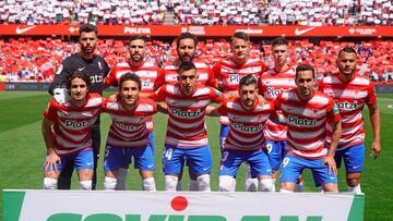 Alineación del Granada.