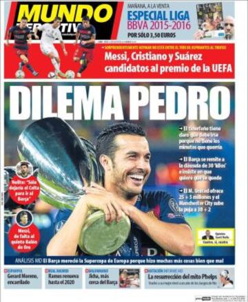 Portadas de la prensa deportiva