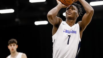 Bennedict Mathurin, jugador canadiense que estará en el Draft 2022 de la NBA.