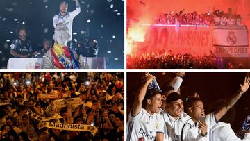 Espectacular celebración de la Liga en Cibeles: equipo y afición