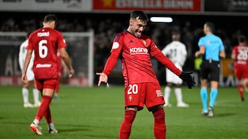 Arnáiz celebra su gol en Castalia el pasado domingo.