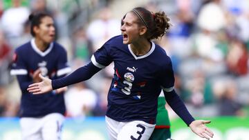 during the Quarter-finals match between Mexico and Paraguay as part of the Concacaf Womens Gold Cup 2024, at BMO Stadium on March 03, 2024 in Los Angeles, California, United States.