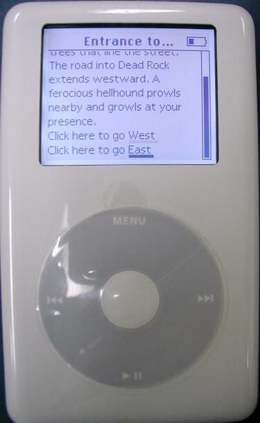 Aventuras de texto para tu iPod