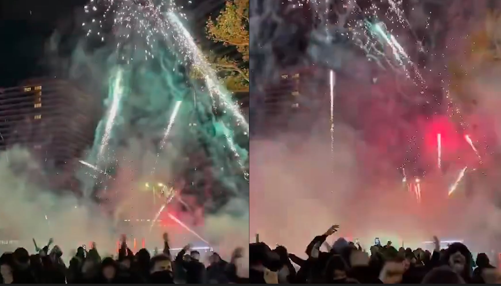 Aficionados de Galatasaray irrumpen con fuegos artificiales en hotel del Liverpool