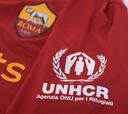 La Roma llevará el logo de ACNUR por Afganistán