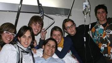 Cristina Prieto, operada con éxito del ligamento cruzado