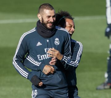 Marcelo y Benzema.