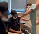 Neymar recibe la vacuna contra el coronavirus: "Qué felicidad..."