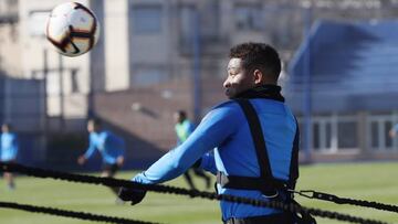 Fran Fabra, jugador colombiano de Boca Juniors. 